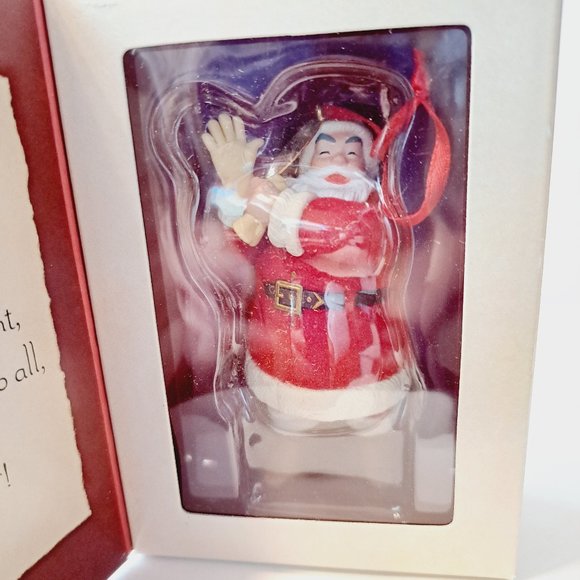 Hallmark Keepsake TWAS THE NIGHT BEFORE CHRISTMAS Santa Claus NEW In Box 2001 - Picture 3 of 5